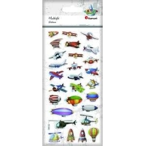 TITANUM Convex stickers soft flying machines 28pcs - mallbg - 19,89 лв