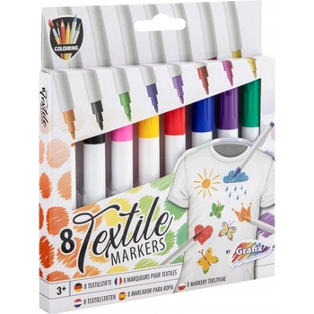 Primo Fixy na textil 8 ks