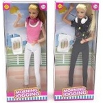 Mádara Doll 29cm in sports suit 517486 MIX price for 1 pc