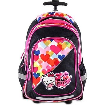 Target batoh Hello Kitty barevné srdíčka