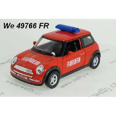Welly Mini Cooper Feuerwehr code 49766FR modely aut 1:34