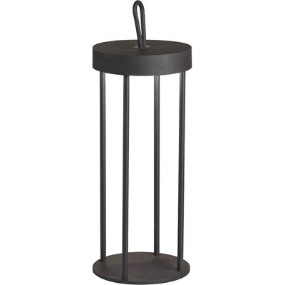 Fischer & Honsel Черна LED настолна лампа (височина 36 cm) Kante - Fischer & Honsel (850333)