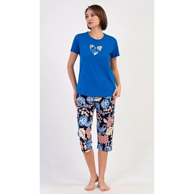 Vienetta dámské kapri Kvety: modrá