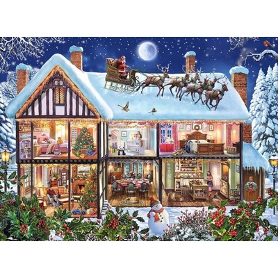 RAVENSBURGER Vánoce doma XXL 100 dílků