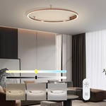 Immax 07326-80C-LED Димируем плафон FINO LED/55W/230V, 80 см, Tuya, розово-златист + дистанционно управление (IM1502)