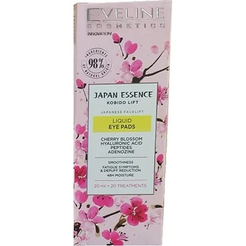 Eveline Japan Essence Liquid Eye Pads - Овлажняващ крем против бръчки за под очите