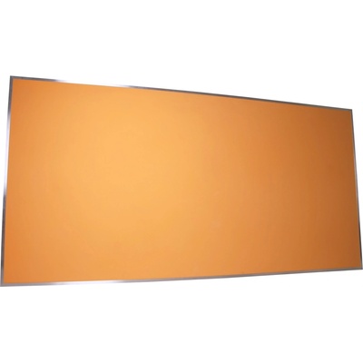 VYLEN s.r.o. Pěnová nástěnka s hliníkovým rámem 200 x 100 cm Oranžová 20, 2000 mm x1000 mm