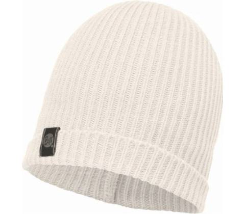Buff knitted Hat Basic white Egret