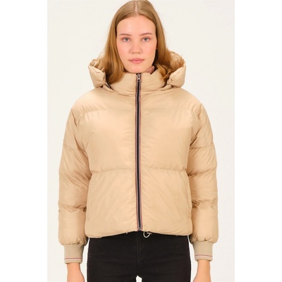 Dewberry Z6650 women's Swollen Coat beige krémová
