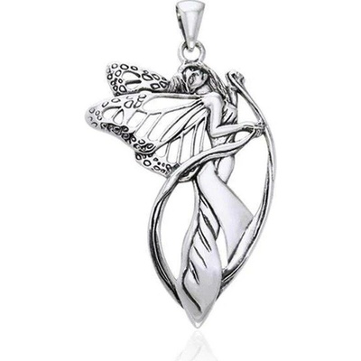 Fantasy Šperky VÍLA MĚSÍČNÍHO SVITU stříbrný talisman MJW19