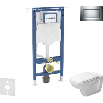 Geberit Duofix Duravit D-Code s tlačidlom Sigma30 SANI11CP1102
