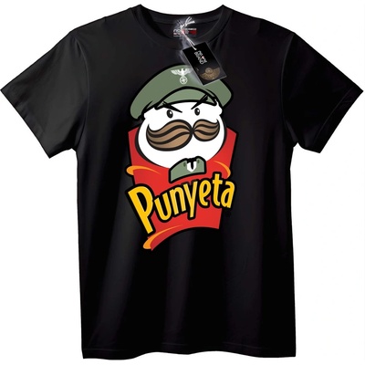 NOONEBRAND Тениска Punyeta - M, Black
