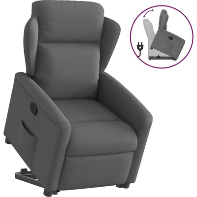 vidaXL 3303139 Zvedací polohovací textil Tmavě šedá
