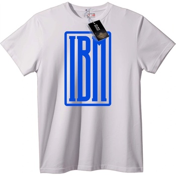 NOONEBRAND Тениска IBM лого черна - 2XL, White