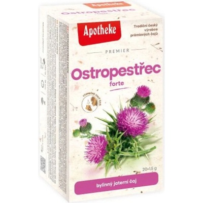Mediate Ostropestřec forte jaterní čaj 20 x 1,5 g