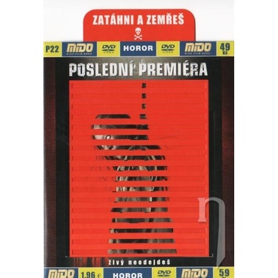 Posledná premiéra (papierový obal)