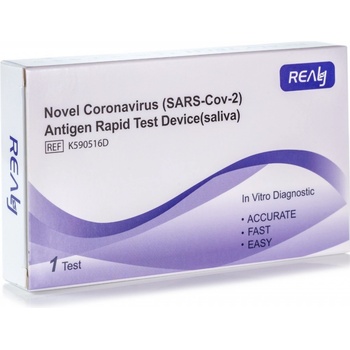Hangzhou Realy Tech Novel Coronavirus SARS-Cov-2 Antigen Rapid Test Device saliva 1 ks
