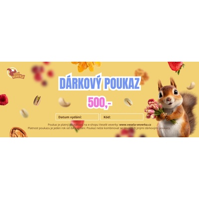 Dárkový poukaz 500 Kč