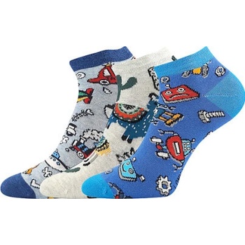 Lonka Dedonik Detské trendy ponožky 3 páry mix chlapec