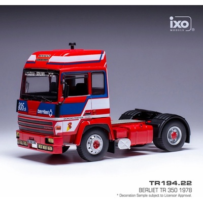 IXO Berliet TR 350 1978 Červená 1:43