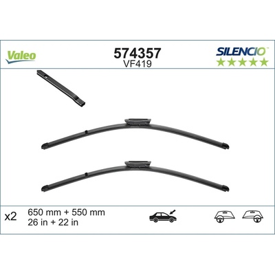 Valeo Silencio X-TRM 650+550 mm ST VM419