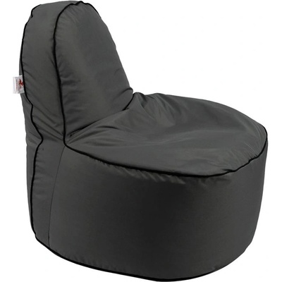 Pufrelax Пуф стол за деца OK Junior, водоустойчив, Тъмно сив