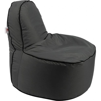 Pufrelax Пуф стол за деца OK Junior, водоустойчив, Тъмно сив