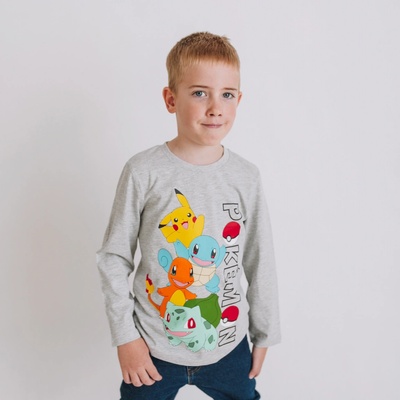 Tričko Pokémon Grey