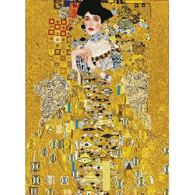 Diamond Dotz žena ve zlatém Gustav Klimt 67 x 91 cm