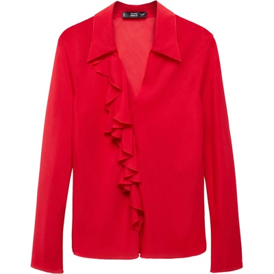 MANGO Блуза 'Volare' червено, размер XL