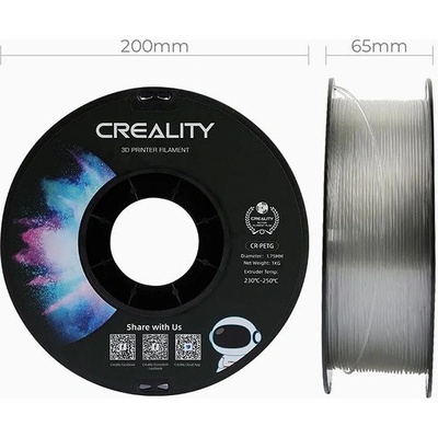 Creality PETG 1.75mm 1kg Šedá CR-PETG Grey – Zbozi.Blesk.cz