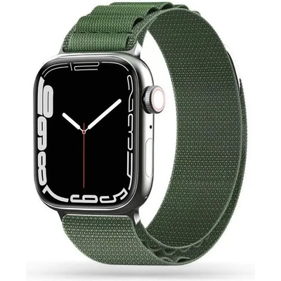 Tech-Protect Текстилна каишка за Apple Watch 6/7/8/9/10/SE/Ultra (44/45/46/49 mm) от Tech-Protect Nylon Pro - military green (9490713928363)