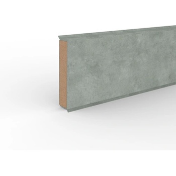 DOLLKEN МДФ ПЕРВАЗ cubu decor 60 5124073 2.5м ТЪМЕН БЕТОН 3058 (5124073)