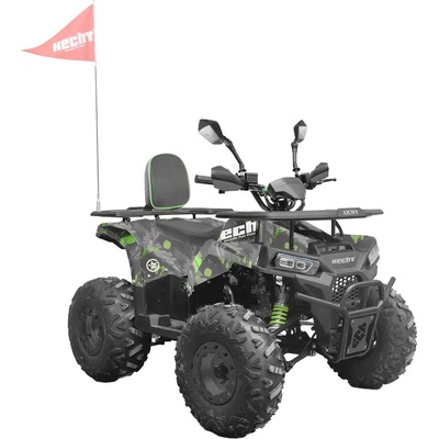 HECHT Бензиново atv hecht 56130 green - 8.1 к. с. , 125 см³, 120 кг, 55 км/ч, 4.5 л резервоар, ел. стартер (hecht56130green)