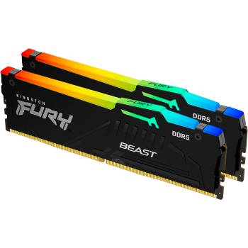 Kingston FURY Beast RGB 64GB (2x32GB) DDR5 5600MHz KF556C36BBE2AK2-64