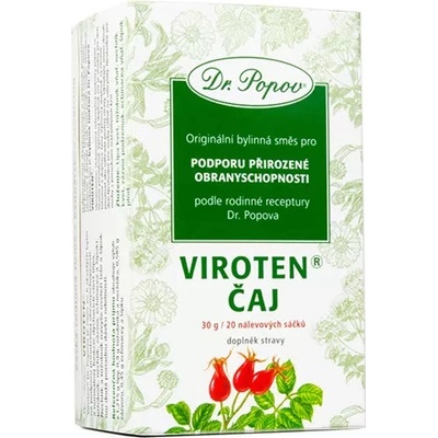 Dr.Popov Viroten čaj porcovaná směs 30 g
