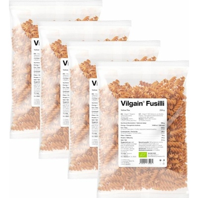 Vilgain Fusilli cestoviny bio hrachové 4 x 250 g