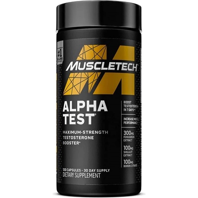 MuscleTech Pro Series Alpha Test, 120 Rapid-Release Bio Capsules
