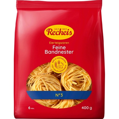 Recheis Těstovinová hnízda Tagliolini No.3 400 g