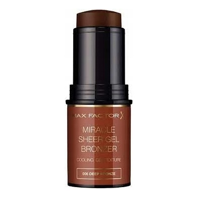 Max Factor Miracle Sheer 006 Deep Bronze s matným povrchom 8 g