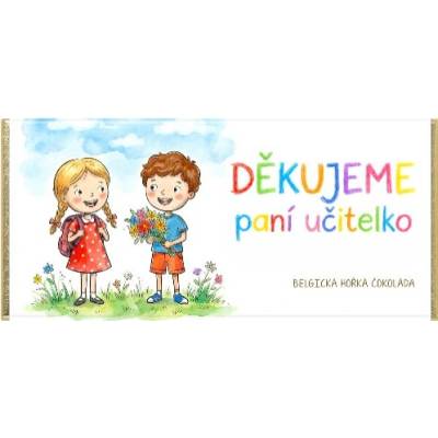 Choco Pola Děkujeme paní učitelko hořká 100 g