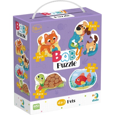 DODO Domáci miláčikovia 4v1 2,3,4,4 dielov
