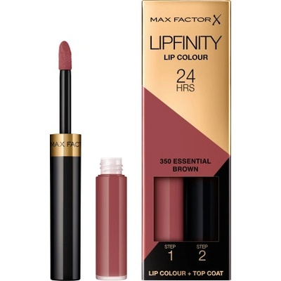 Max Factor Lipfinity 24HRS dlouhotrvající rúž s balzámem 350 Essential Brown 4,2 g