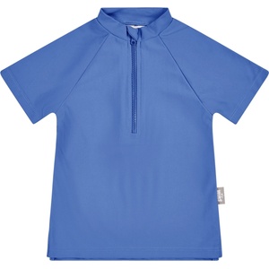 Sterntaler Детска плажна тениска от ликра Sterntaler Kids' Short-Sleeved Swim Shirt - Plain Lycra - Meerblau - размер 116 (EU) (750-2367-0314)