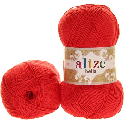 Alize Bella 100 červená 56
