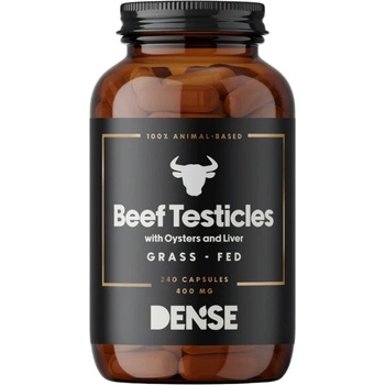 DENSE Beef Testicles 400 mg with Oysters & Liver | Grass Fed [240 капсули]