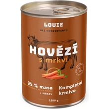 Louie Dog Hovězí s mrkví 1200 g