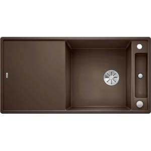 BLANCO Axia III XL 6 - Мивка от Silgranit, 100x51 см, с аксесоари, InFino, цвят кафе 523519 (523519) Мивка за вграждане