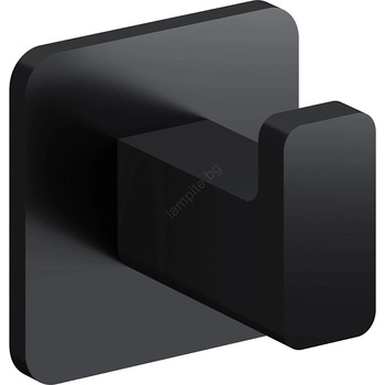 Omnires nl80115bl - Стенна закачалка nelson матов черен (on0149)