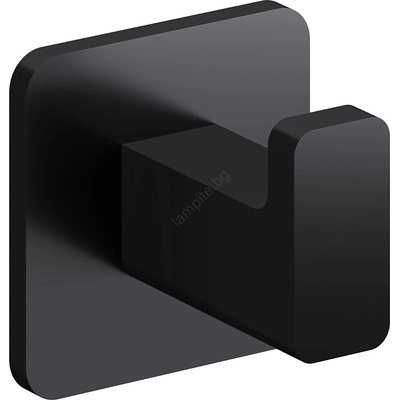 Omnires nl80115bl - Стенна закачалка nelson матов черен (on0149)